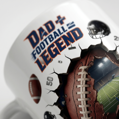Legend Dad Football Mug – Best Gift for Dad Who Loves Football