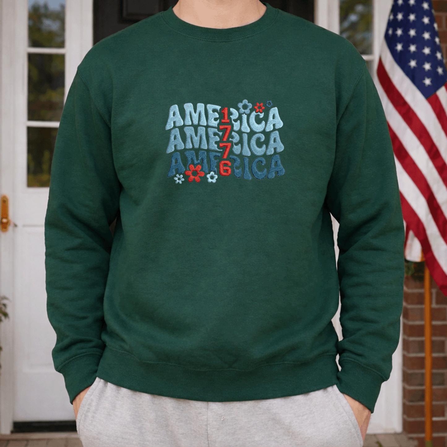USA 250th Independence Anniversary Sweatshirt - 1776 We The People Edition
