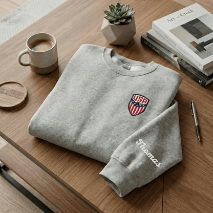 America 250th Anniversary Embroidered Sweatshirt — Patriotic Keepsake Gift for Family