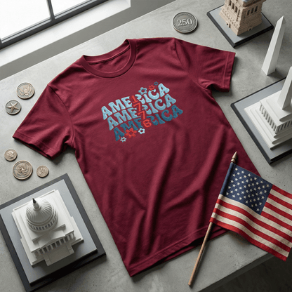 USA 250th Independence Anniversary T-Shirt - 1776 We The People Edition