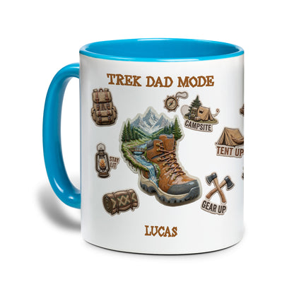 Personalized Dad Mug – Trek Dad Mode Custom Name Coffee Mug