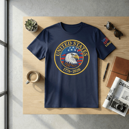 America 250th Anniversary T-Shirt - United States 1776-2026 Patriotic Pride Tee