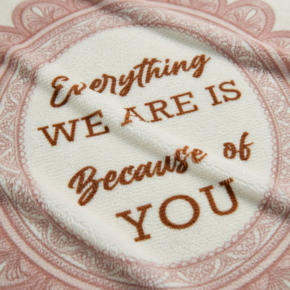 This Cozy Blanket Reminds You How Much We Love You – Personalized Mom Photo Blanket Gift