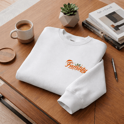 Personalized Embroidered Family Christmas Sweatshirt with Custom Name