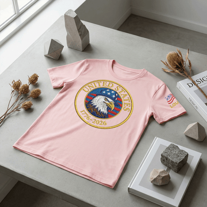 America 250th Anniversary T-Shirt - United States 1776-2026 Patriotic Pride Tee