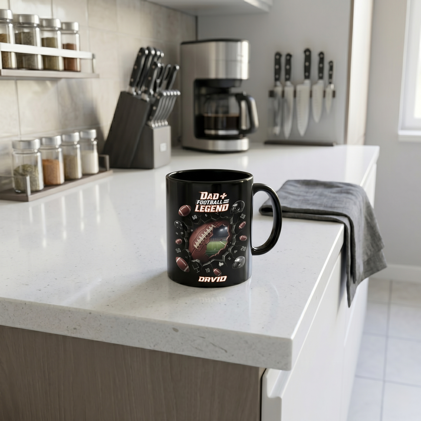 Legend Dad Football Mug – Best Gift for Dad Who Loves Football