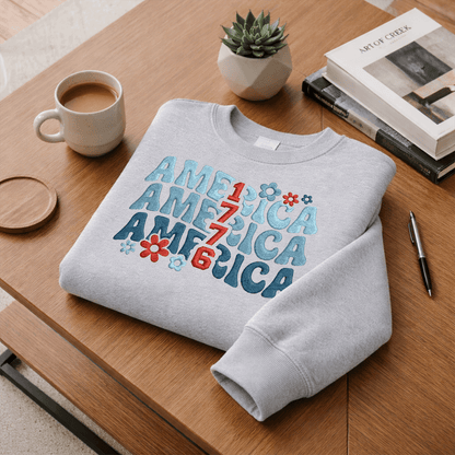 USA 250th Independence Anniversary Sweatshirt - 1776 We The People Edition