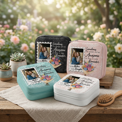 Sometimes You Forget You’re Awesome – Encouraging Gift for Mom & Daughter – Personalized Mom & Daughter Jewelry Box