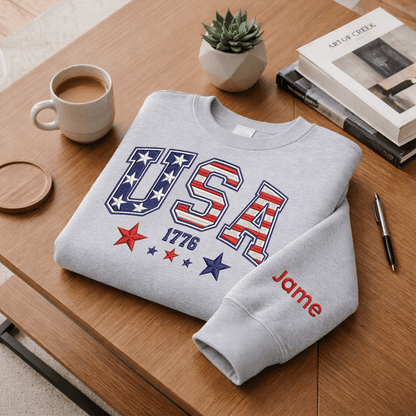 America 250th Anniversary 1776-2026 Embroidered Sweatshirt