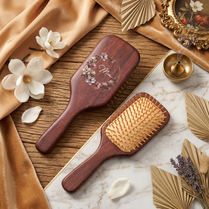 Custom Hand-Painted Hair Brushes – Thoughtful Mother’s Day Gift for Mom