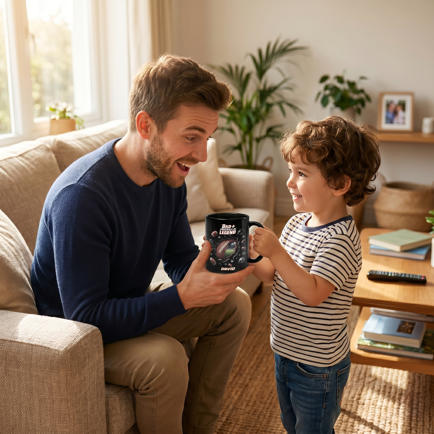 Legend Dad Football Mug – Best Gift for Dad Who Loves Football