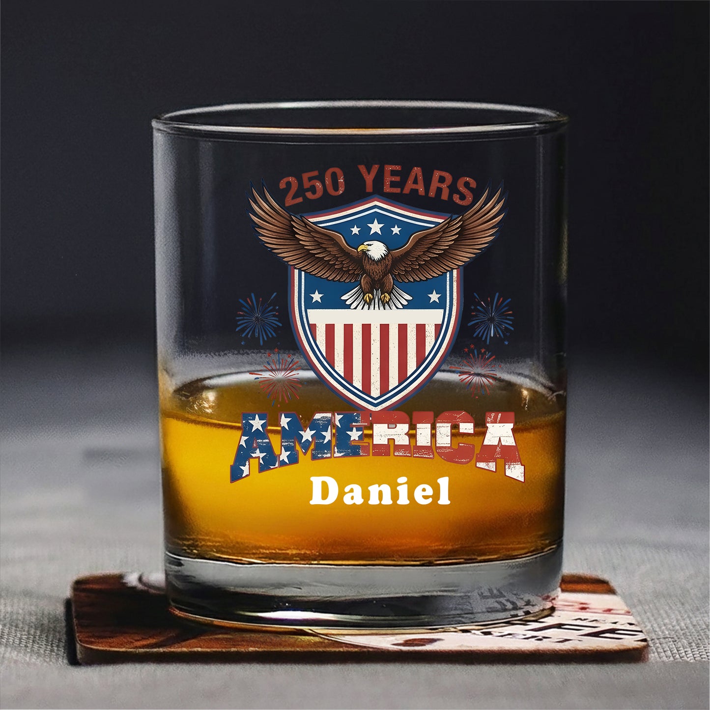 America 250 Years V1 Whiskey Glass