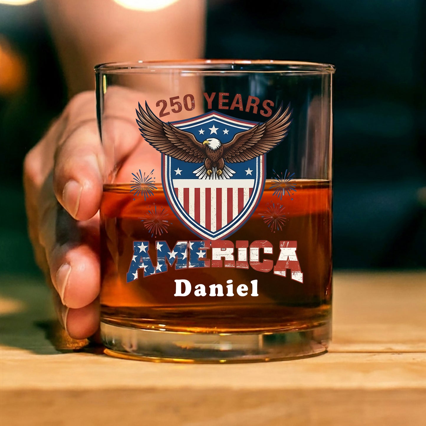 America 250 Years V1 Whiskey Glass