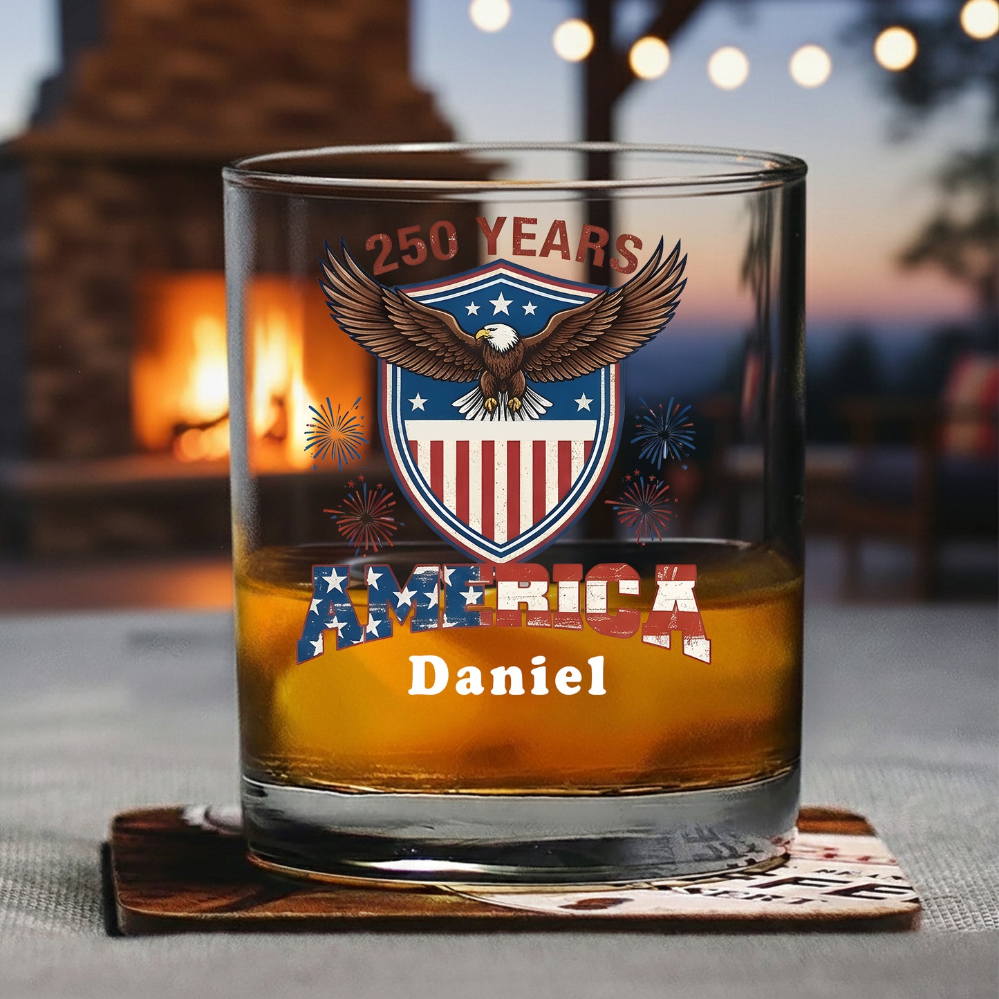 America 250 Years V1 Whiskey Glass