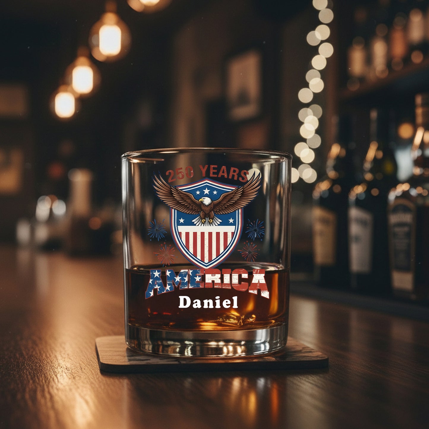 America 250 Years V1 Whiskey Glass