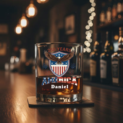 America 250 Years V1 Whiskey Glass