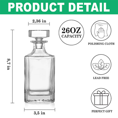 America 250 Years of Freedom Patriotic Eagle Flag Decanter