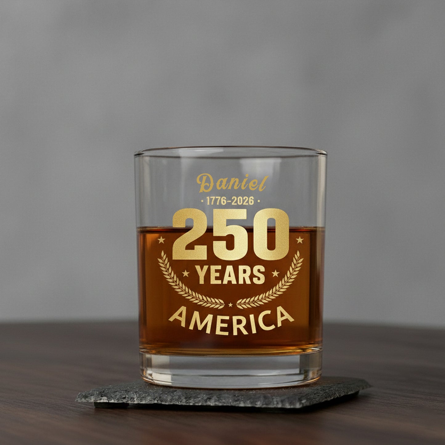 America 250 Years America 250th Anniversary Whiskey Glass
