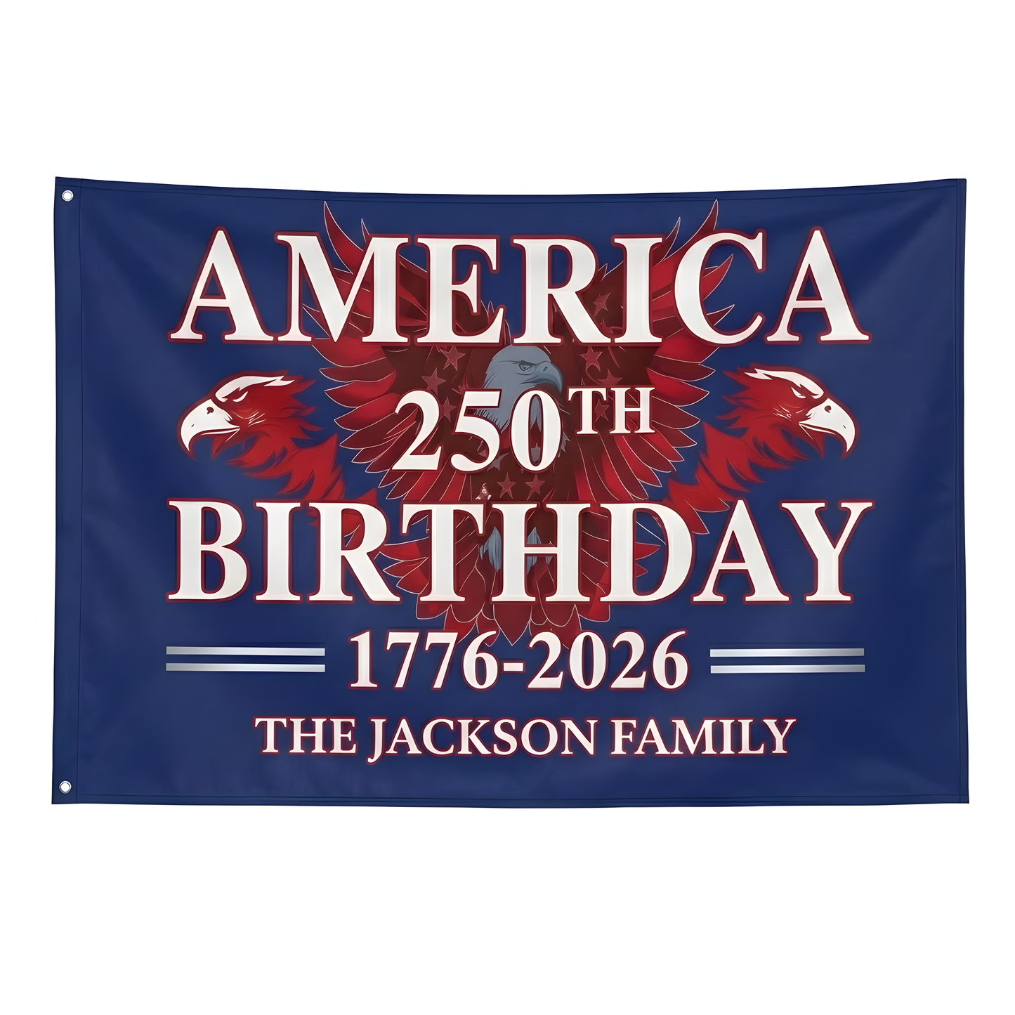 America 250th Birthday 250 Years Double-Sided Flag