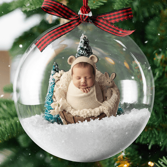 Baby Personalized Christmas Bauble Ornament