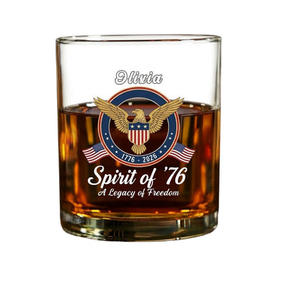 Celebrate 250th Anniversary United States Semiquincentennial Whiskey Glass