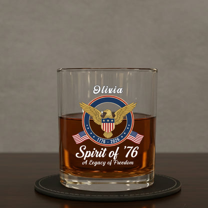 Celebrate 250th Anniversary United States Semiquincentennial Whiskey Glass