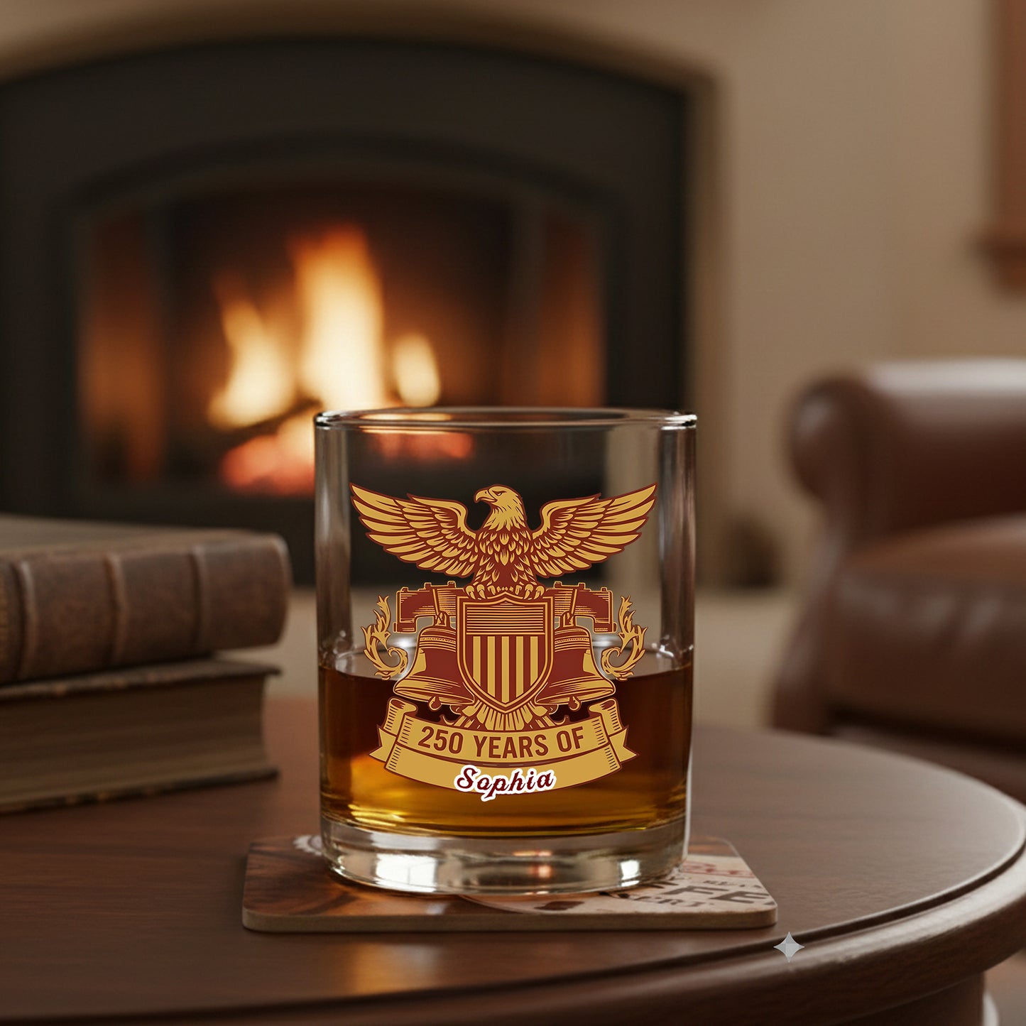 Celebrate Our America 250th Anniversary We The People Whiskey Glass