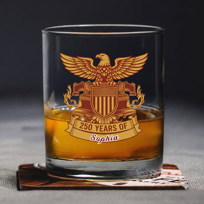 Celebrate Our America 250th Anniversary We The People Whiskey Glass