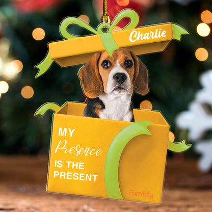 My Presence Is The Present – Personalized Photo Acrylic Ornament
