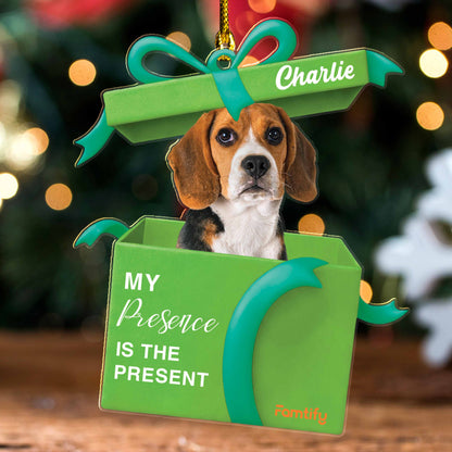 My Presence Is The Present – Personalized Photo Acrylic Ornament