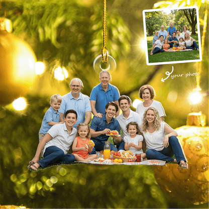 Custom Photo – Personalized Christmas Acrylic Ornament For Family
