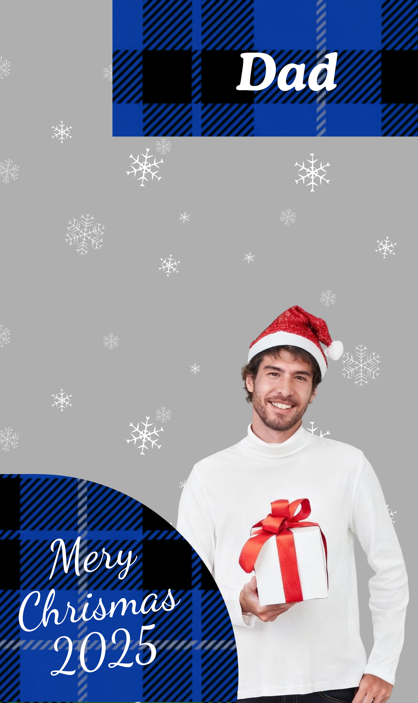 Personalized Family Photo Merry Christmas Stocking