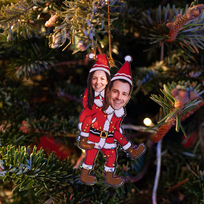 Funny Couple – Personalized Acrylic Photo Ornament