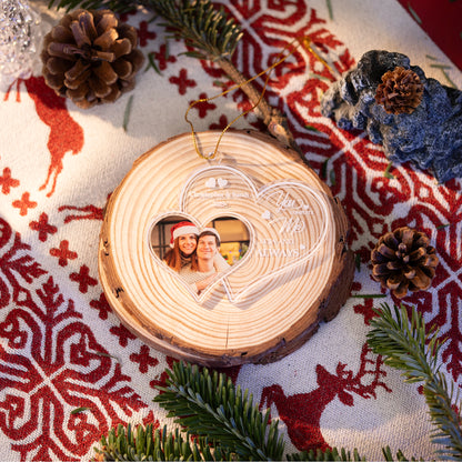 You Complete Me - Now and Always - Custom Shaped Acrylic Ornament for Couple Christmas Gift