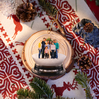 Family Photo Acrylic Ornament – Custom Picture Gift for Family & Friends