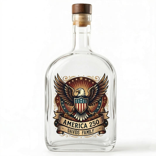 Celebrating 250 Years Freedom Whiskey Bottle