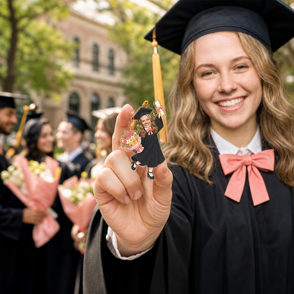 Personalized Graduation Photo Acrylic Ornament