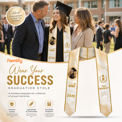 Personalized The Best Is Yet to Come Graduation Stole – Custom Name