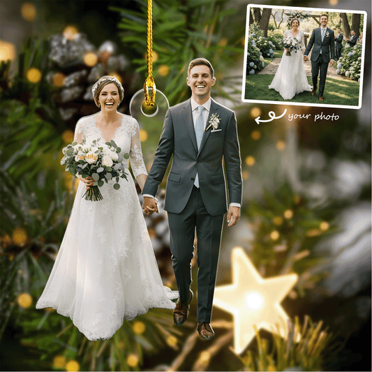 From Our First Kiss Till Our Last Breath – Personalized Couple Acrylic Ornament