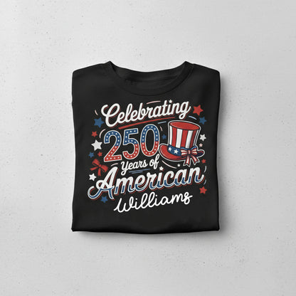 Personalized USA 250th Anniversary T-Shirt – Celebrating 250 Years of American Custom Name Shirt