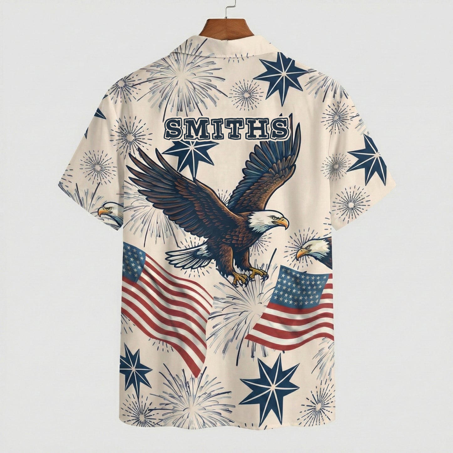 Personalized USA 250 Anniversary Eagle 1776-2026 Hawaii Shirt