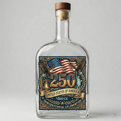 USA Eagles 250th Anniversary Semiquincentennial 1776-2026 Whiskey Bottle