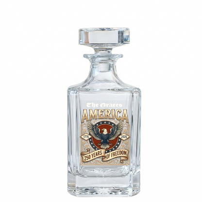 America 1776 - 2026 250 Years Of Freedom Decanter