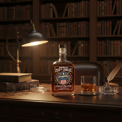 America’s 250th Anniversary United States Semiquincentennial Whiskey Bottle
