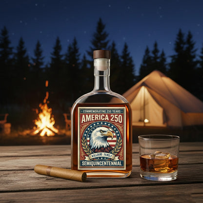 American 250 Years Independence Eagle - July 4th 2026 Whiskey Bottle