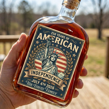 250 Years America 1776 - 2026 Whiskey Bottle