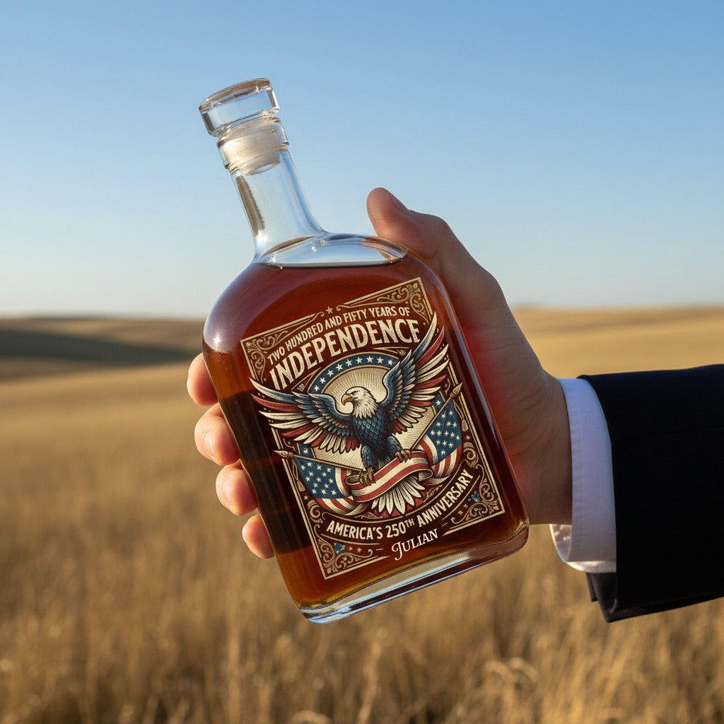250 Years Of Freedome America Whiskey Bottle