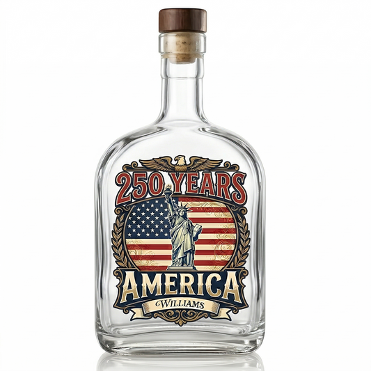 250 Years America 1776 - 2026 Whiskey Bottle