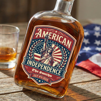 250 Year Of American Independence Whiskey Bottle
