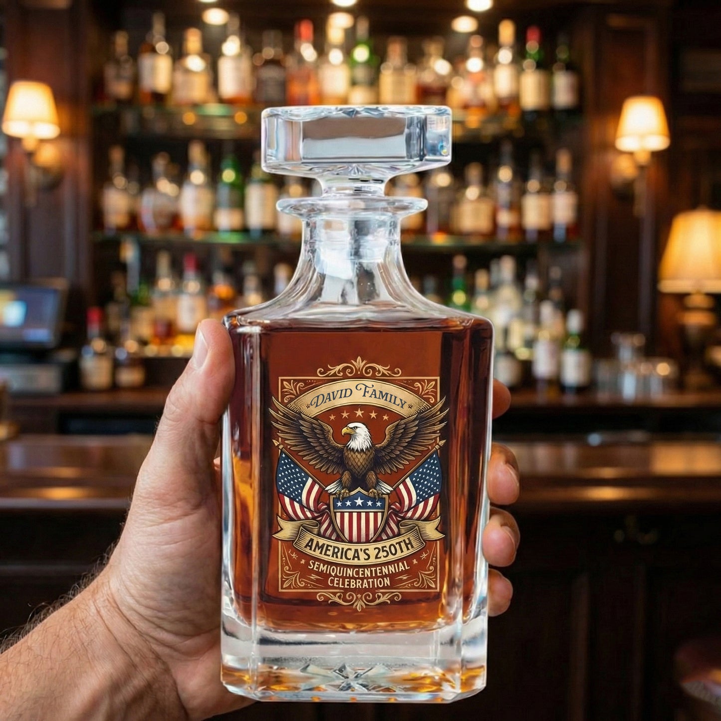 Honoring 250 Years Of Liberty America 250Th Anniversary Decanter